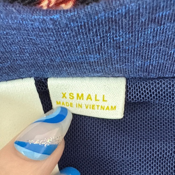 Maeve Asymmetrical Skirt in Deep Blue - Picture 4 of 7